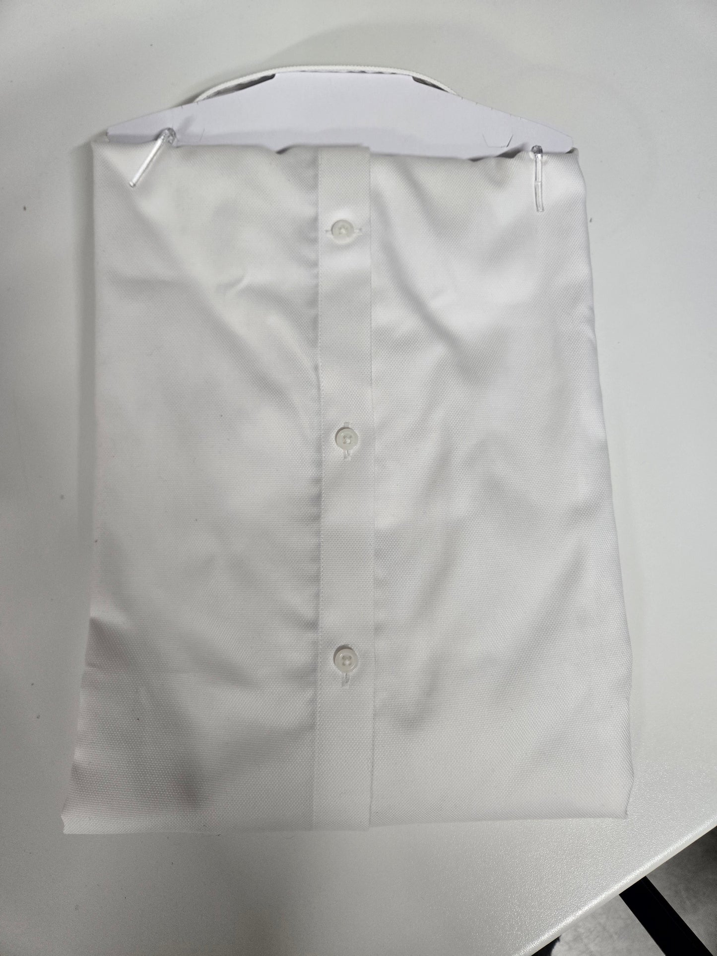 Chemise slim sans repassage unie coton