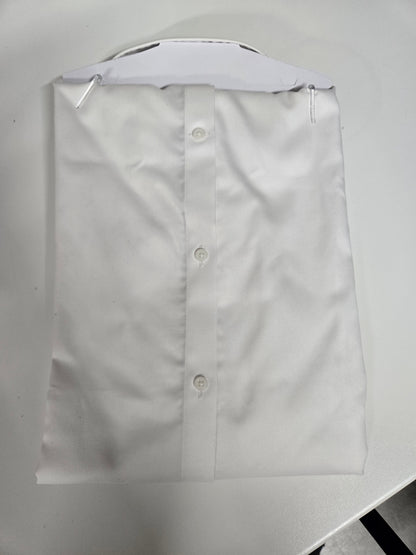 Chemise slim sans repassage unie coton