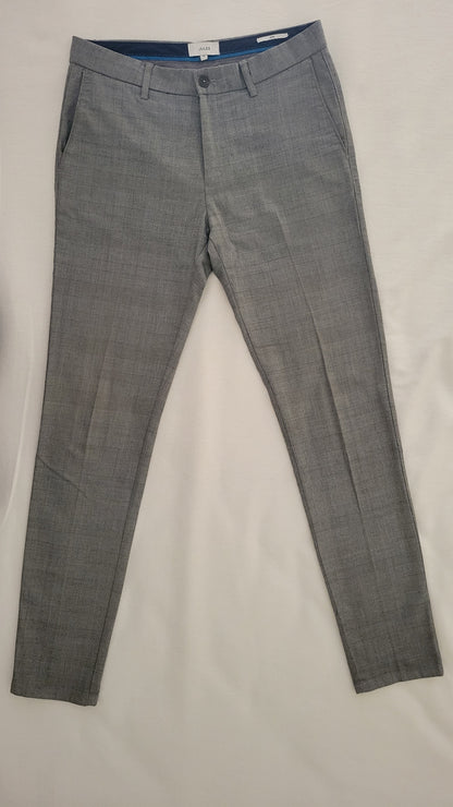 Pantalon chino slim à carreaux
