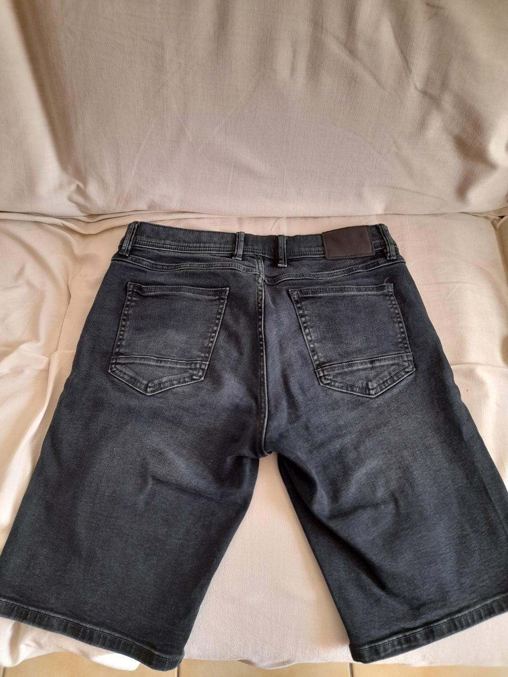 Bermuda  5 poches denim blue black