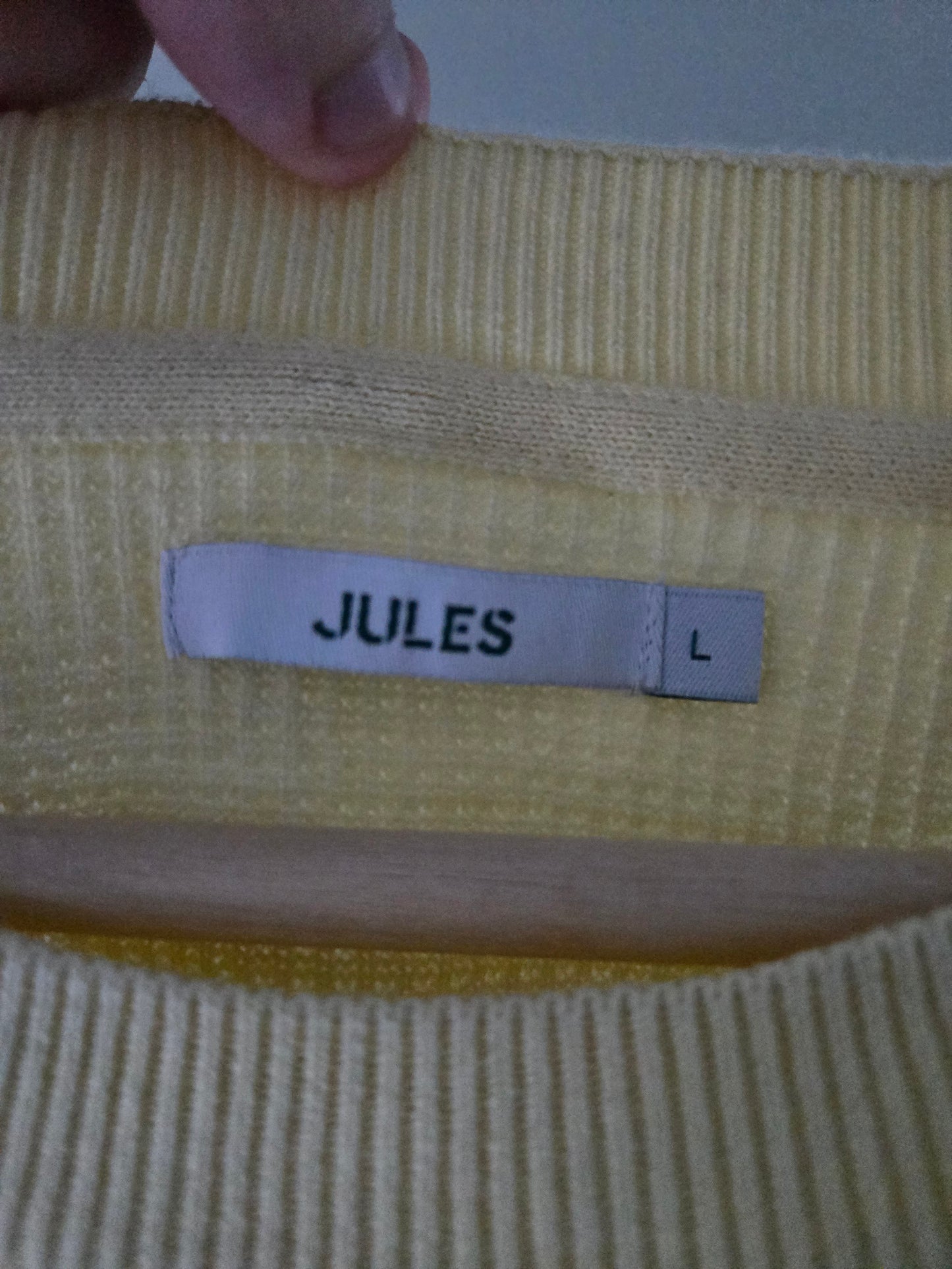 Pull à col rond en maille gaufrée