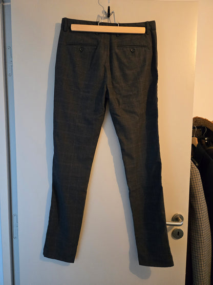 Pantalon chino à carreaux