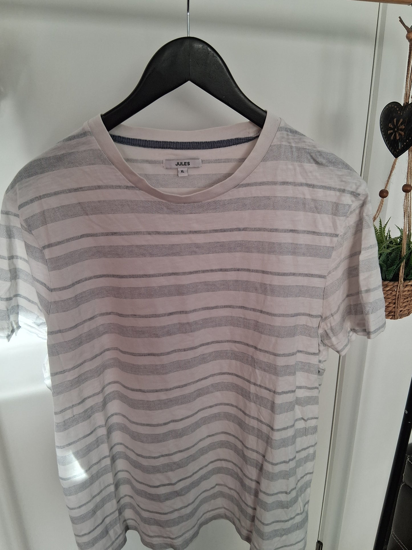 Tee-shirt print jacquard coton issu de l