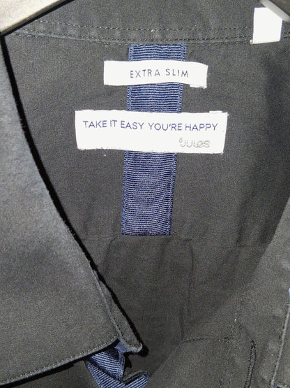 Chemise noire extra slim