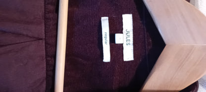 Chemise bordeau -prune