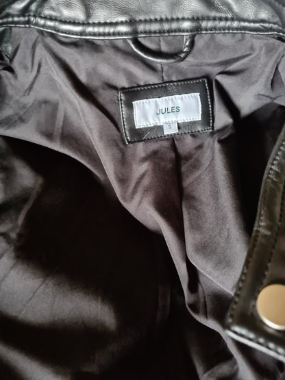 Blouson faux cuir esprit biker