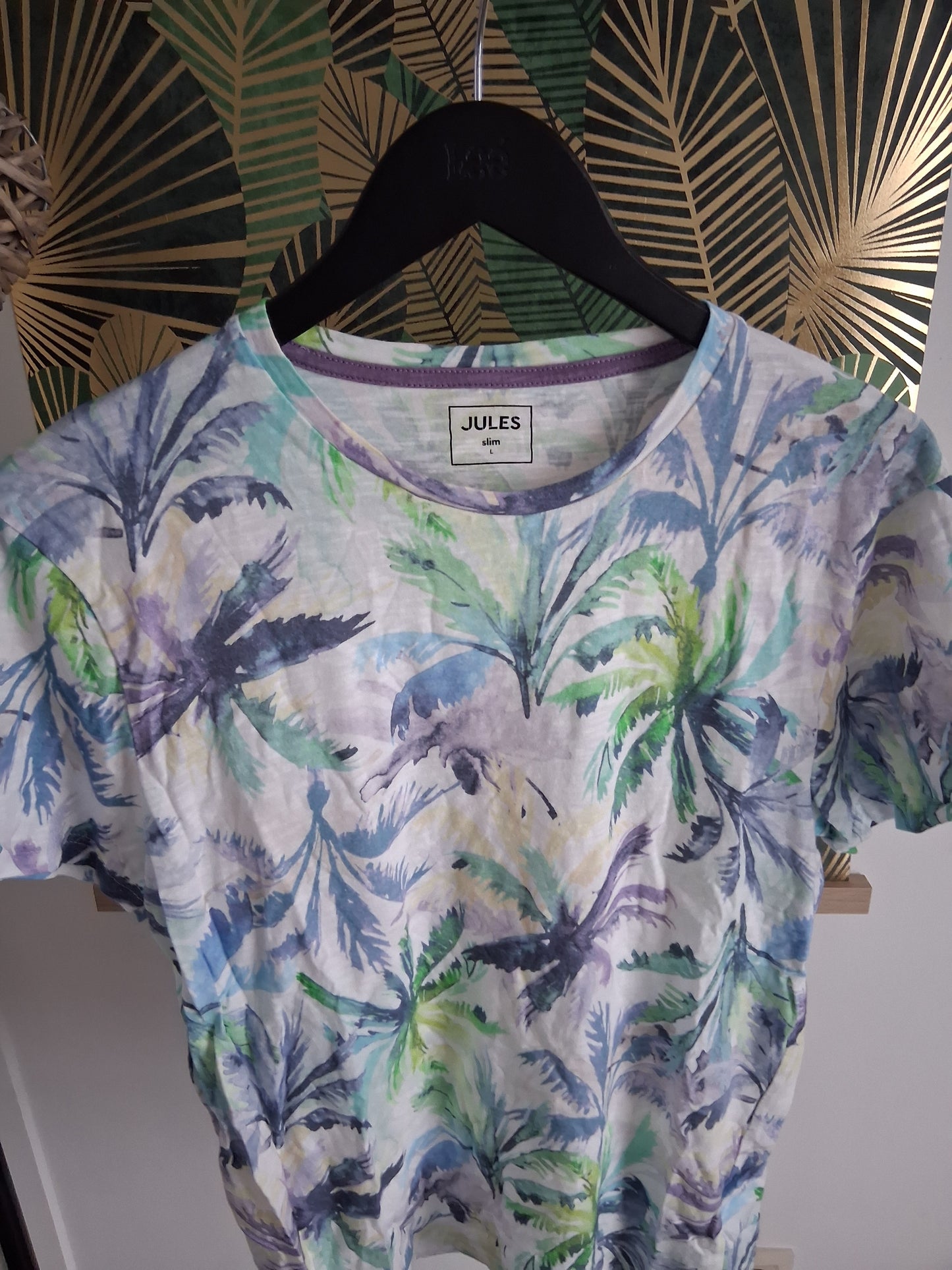 Tee shirt imprimé palmiers