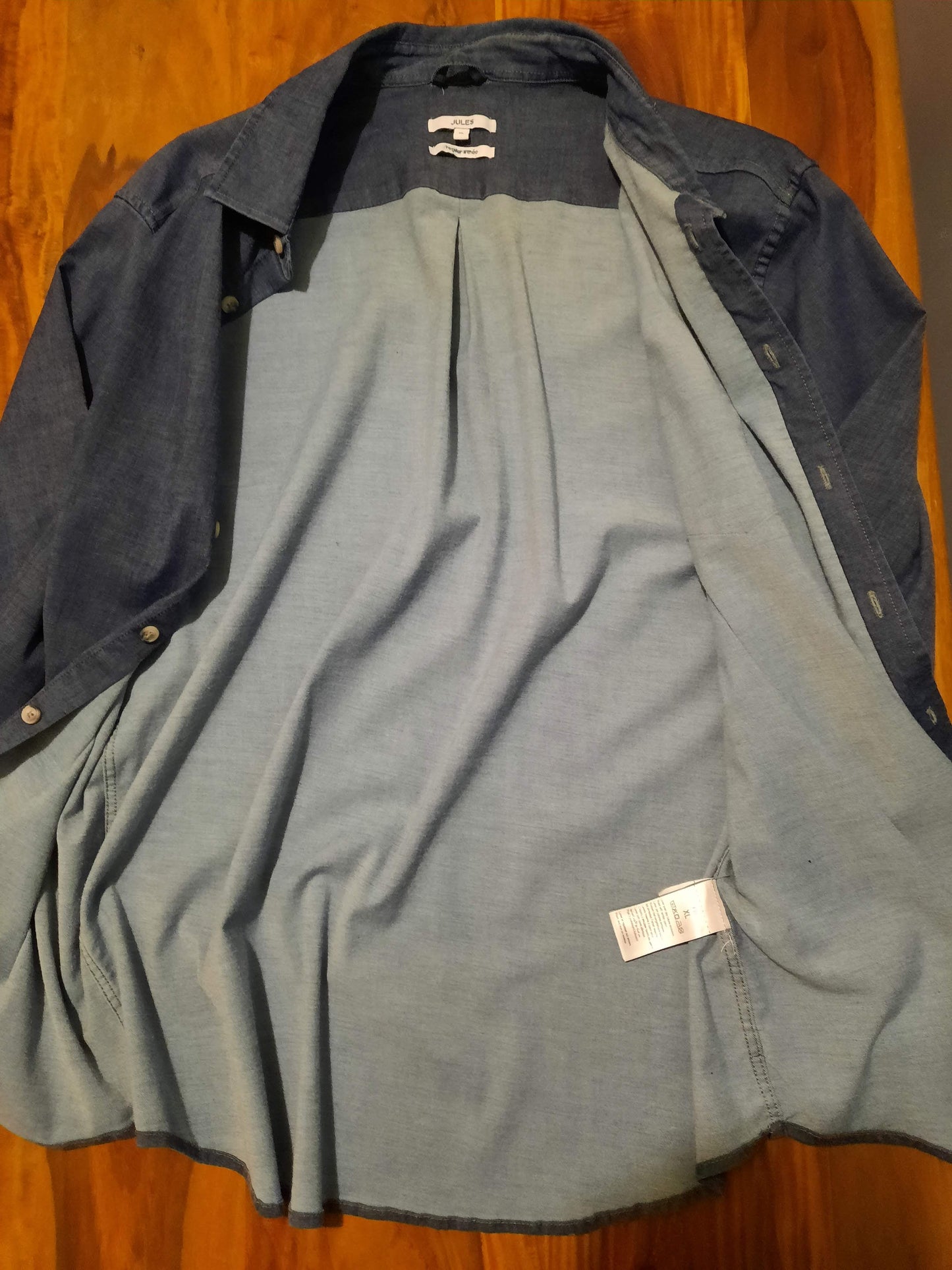 Chemise en jean coupe regular