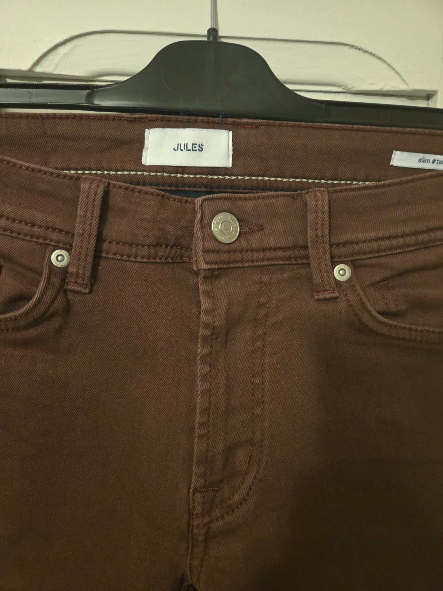 Pantalon 5 poches slim  délavé