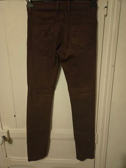Pantalon 5 poches slim  délavé