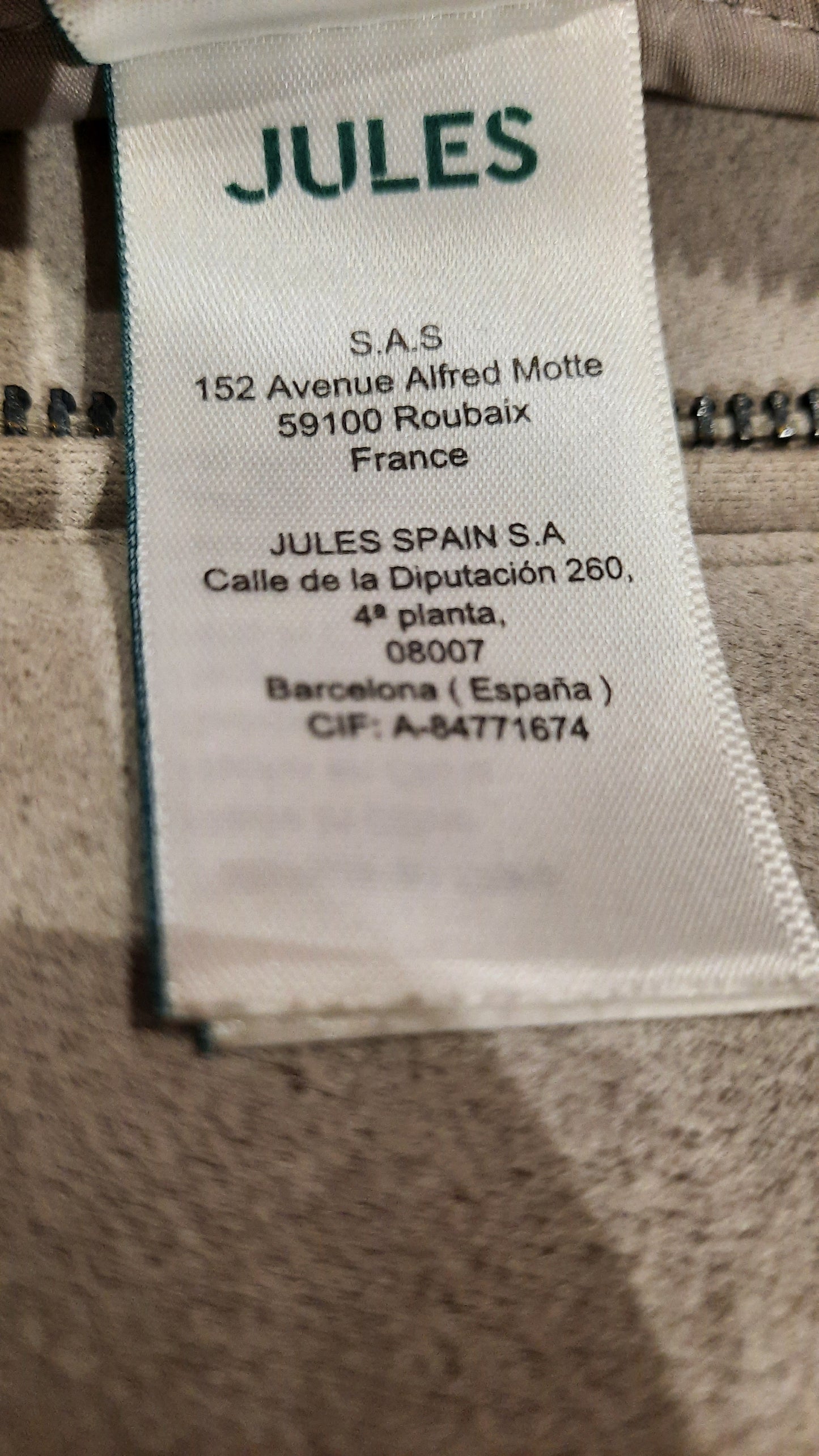 Blouson aspect velours col et doublure en sherpa