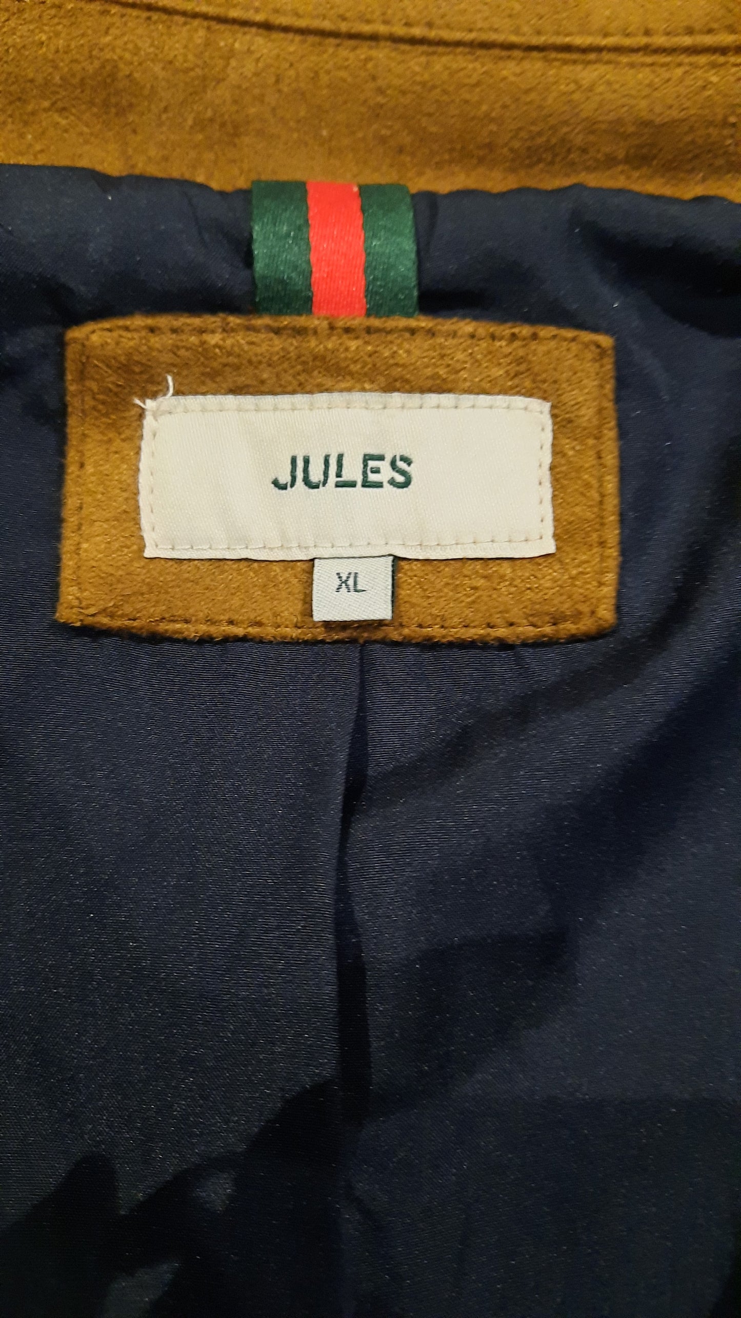 Blouson aspect velours col chemise