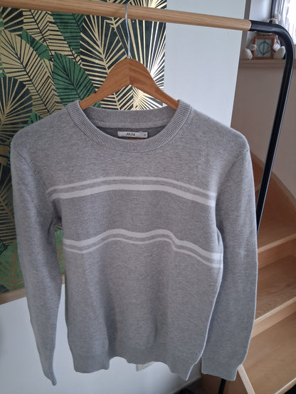 Pull à col rond colorblock