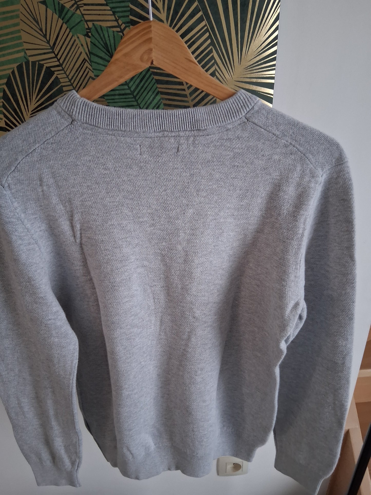 Pull à col rond colorblock