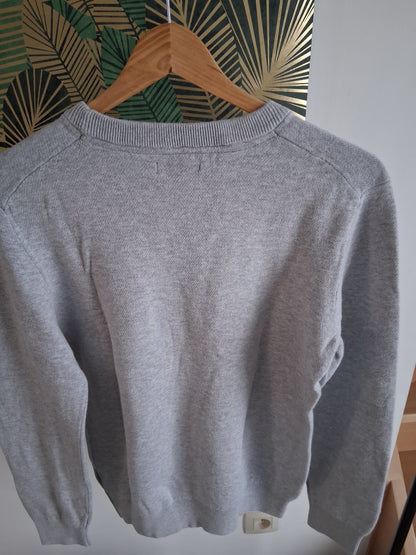 Pull à col rond colorblock