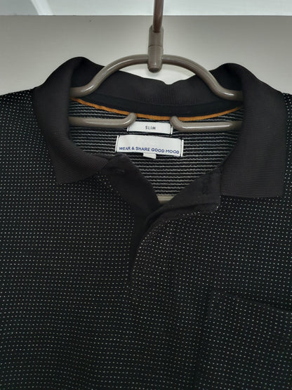 Polo slim à motifs