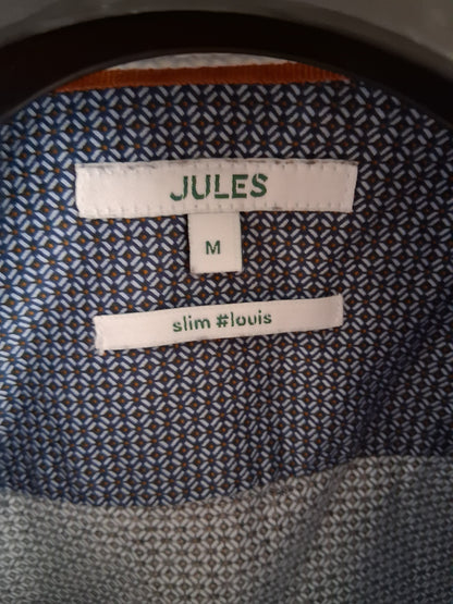 Chemise slim imprimé micro-motif géométr