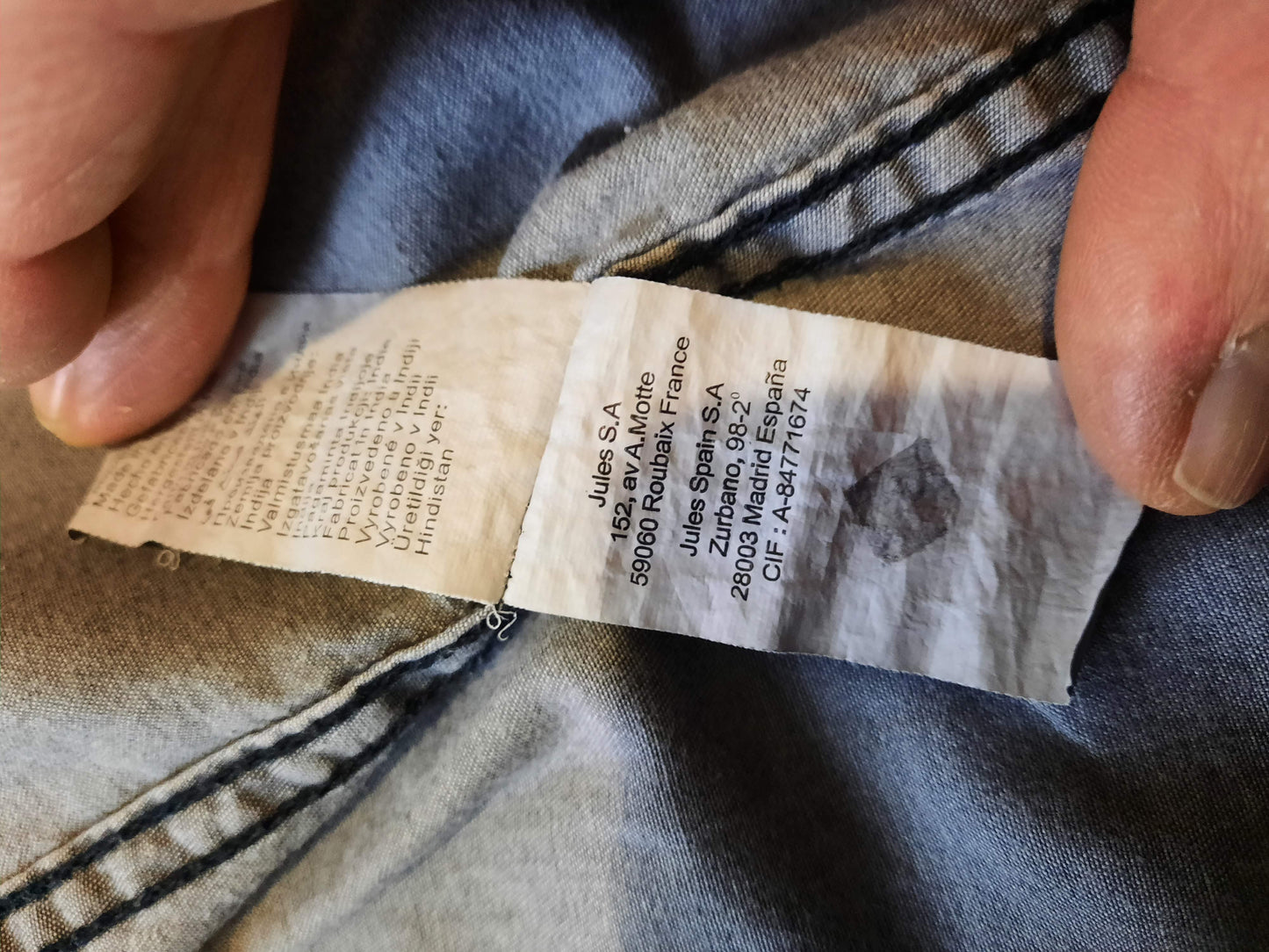Chemise manche Longue
