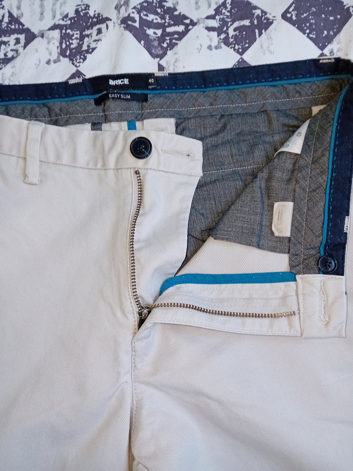 Pantalon chino slim coton