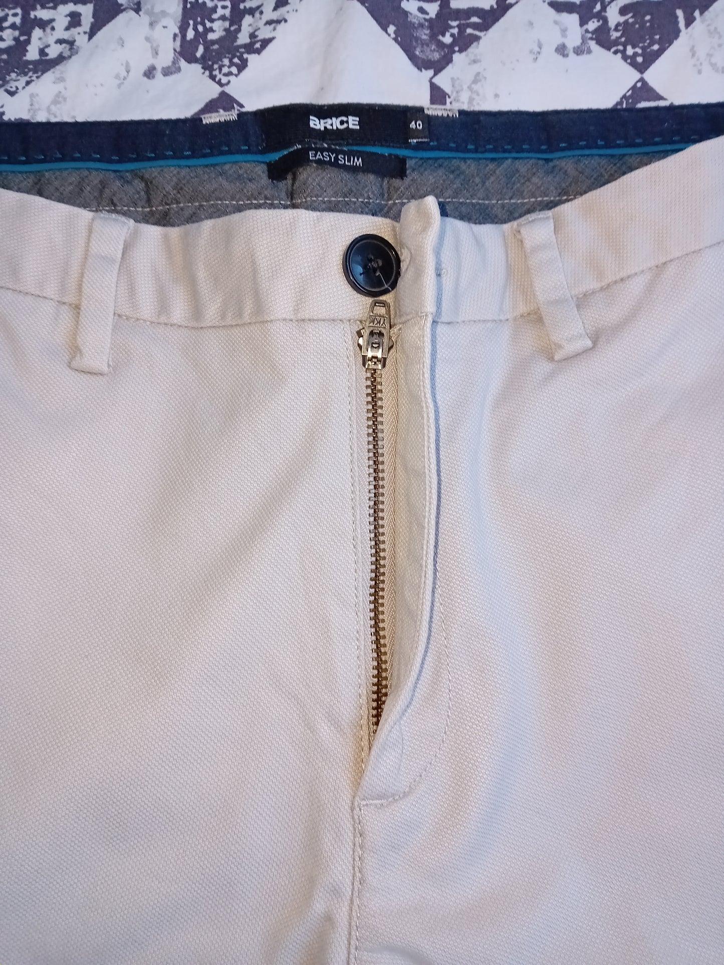 Pantalon chino slim coton