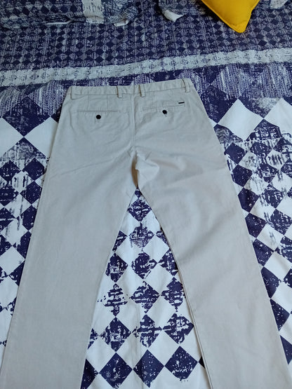 Pantalon chino slim coton