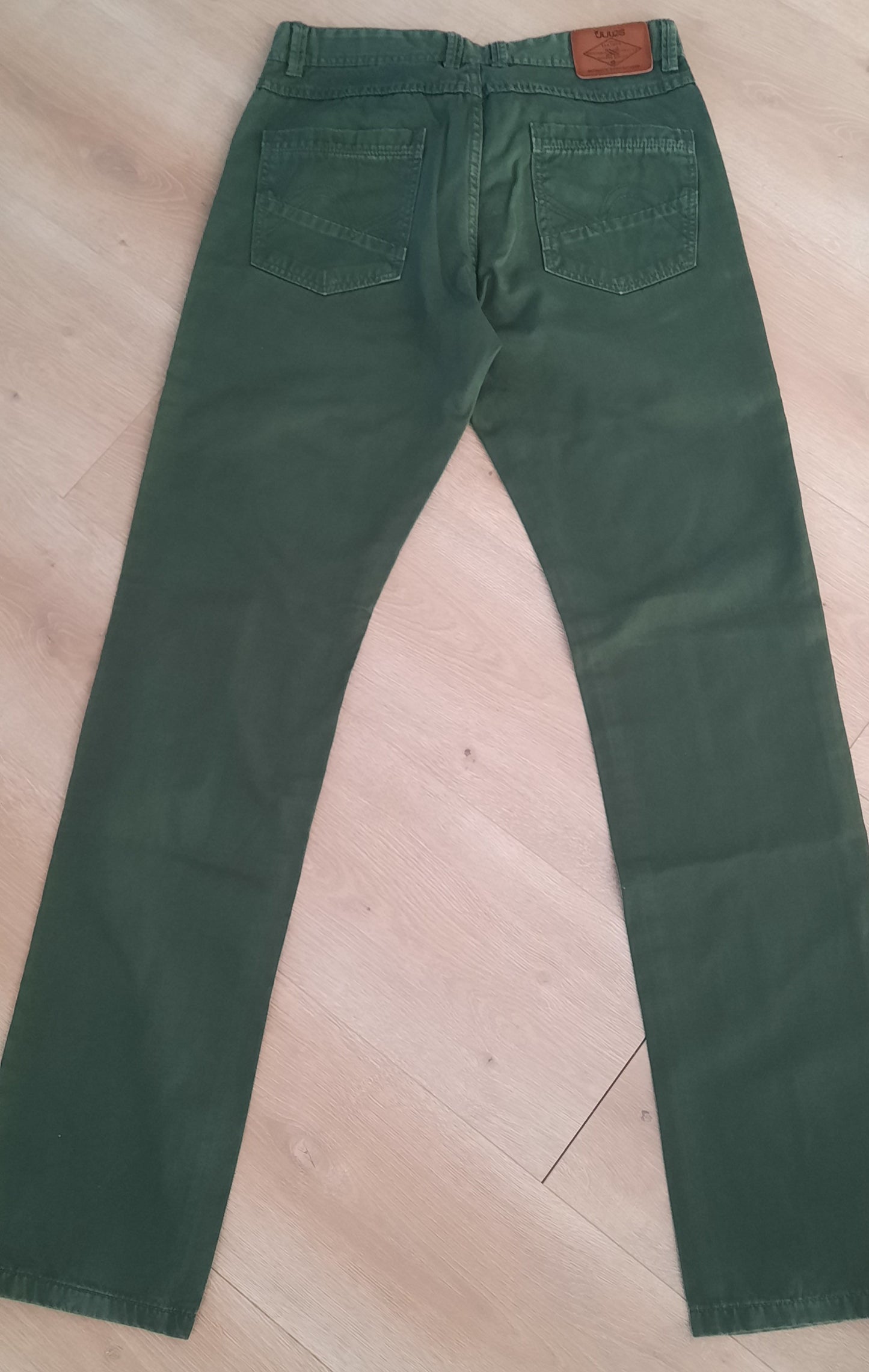 Pantalon droit vert