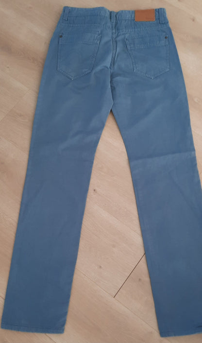 Pantalon droit bleu