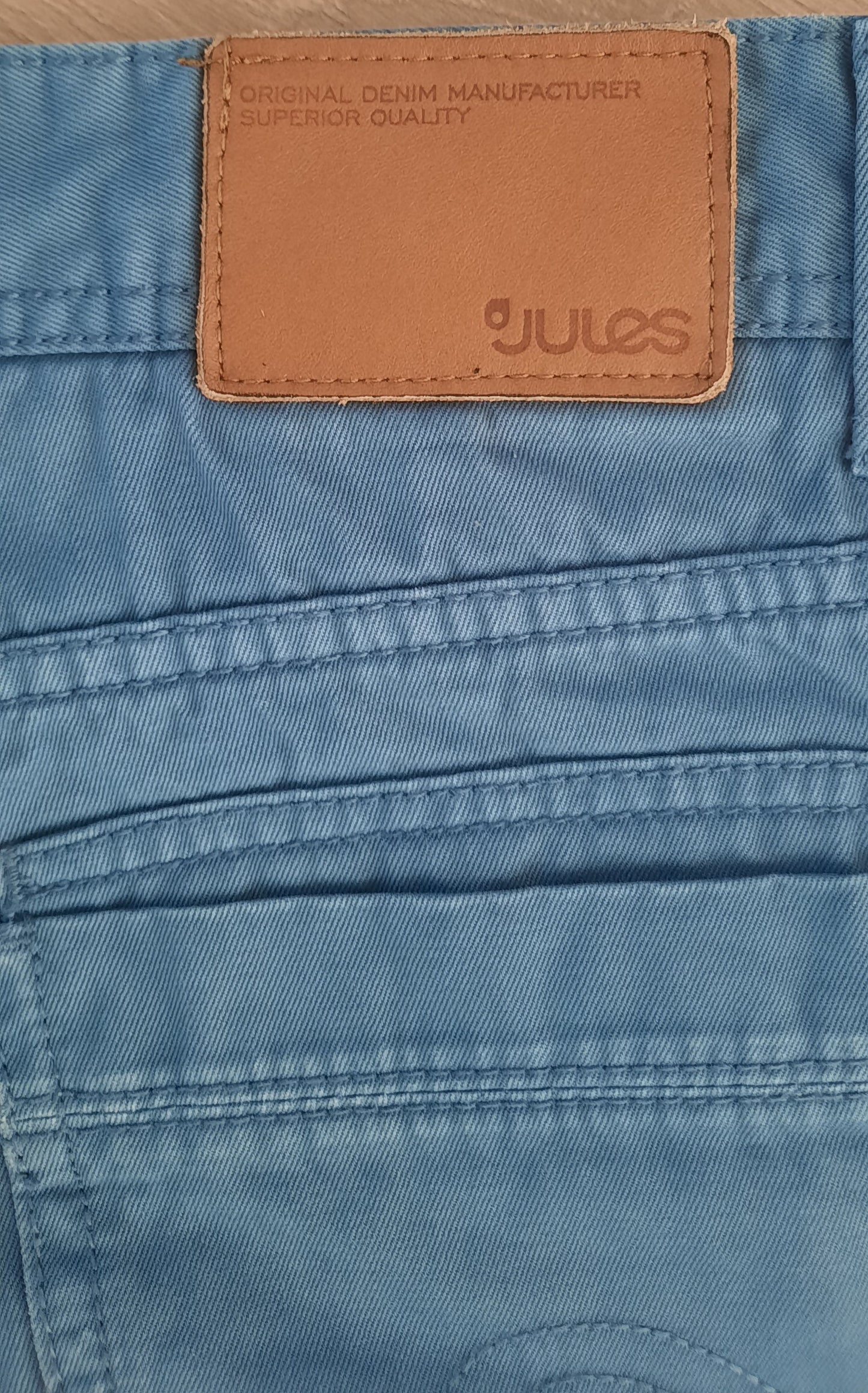 Pantalon droit bleu