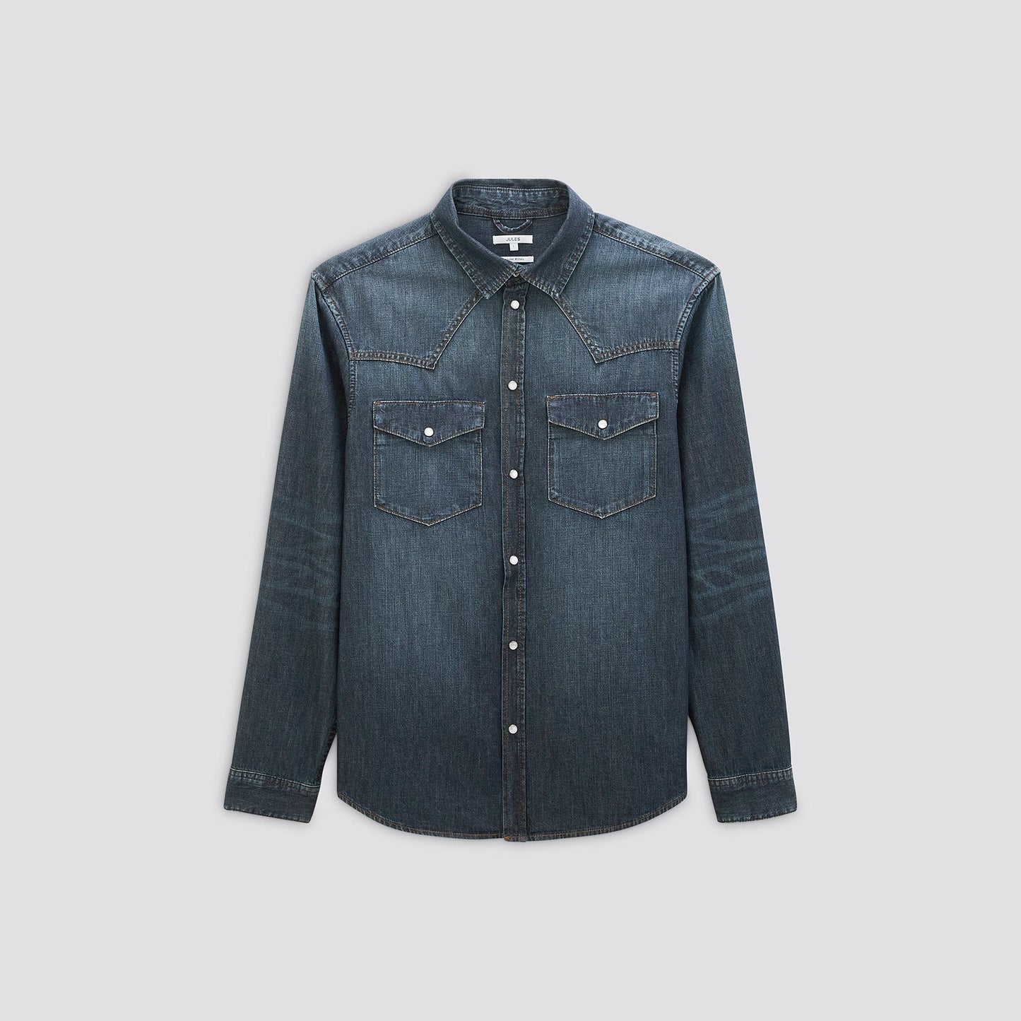 Chemise en jean regular ecowash