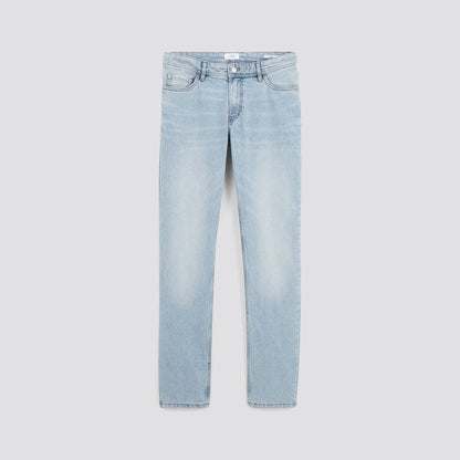 Jean straight en coton et polyester recyclés