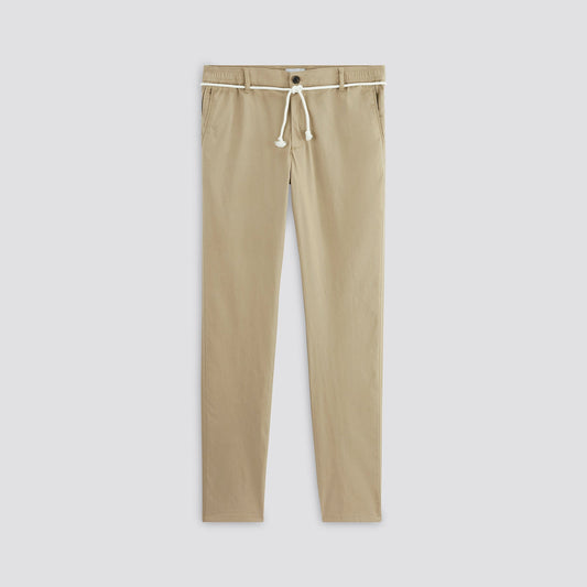 Pantalon élastiqué avec cordons
