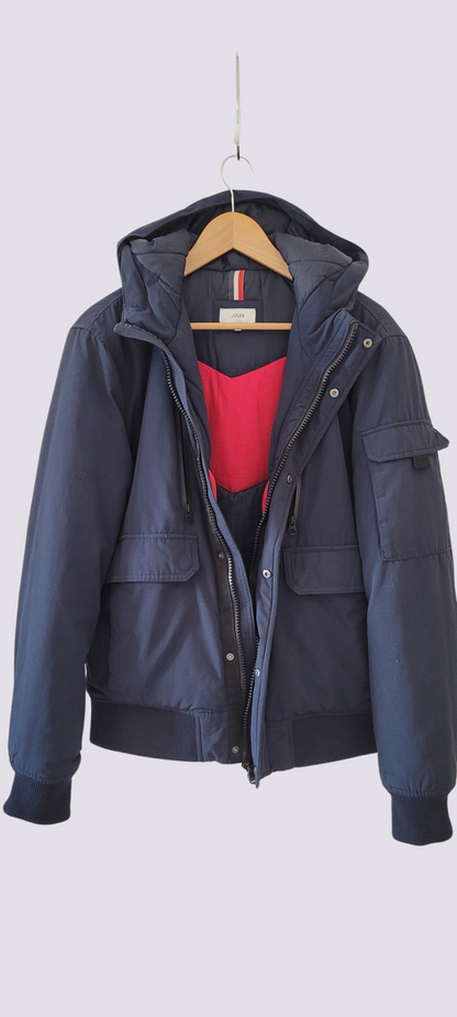 Blouson avec capuche et fourrure amovible