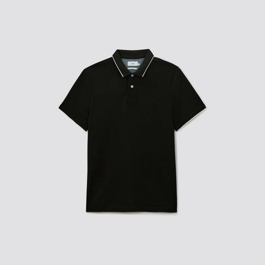 Polo manches courtes uni coton piqué
