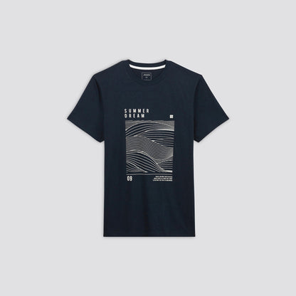 Tee shirt imprimé placé