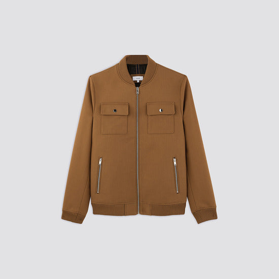 Blouson uni zippé