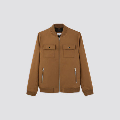 Blouson uni zippé