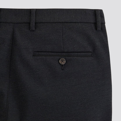 Pantalon chino slim fantaisie intérieur gratté