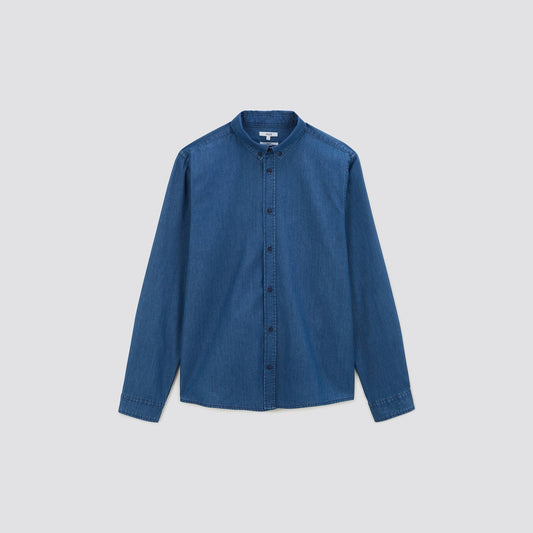 Chemise regular denim coton biologique