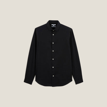 Chemise slim unie coton sans repassage