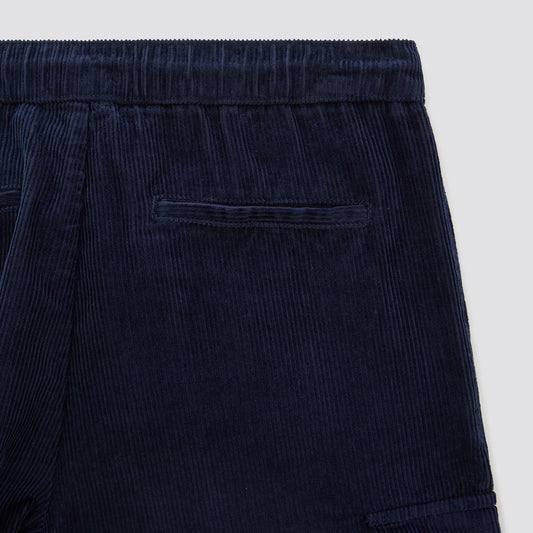 Pantalon cargo en velours coton recyclé