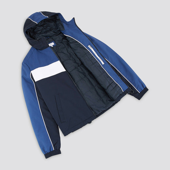 Blouson à capuche colorblock