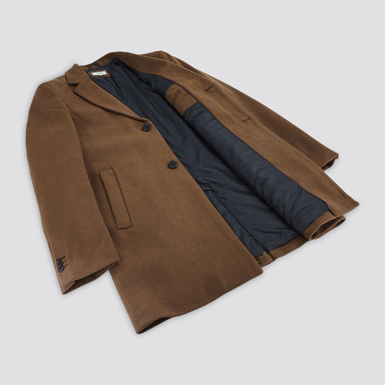 Manteau 3/4 col tailleur