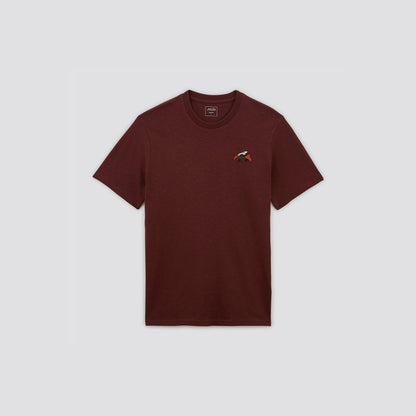 Tee shirt matière reliéfée broderie poitrine