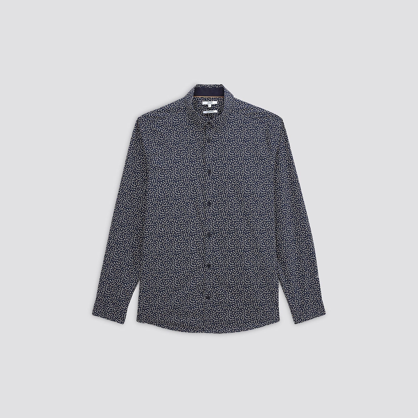 Chemise regular imprimé géométrique coton