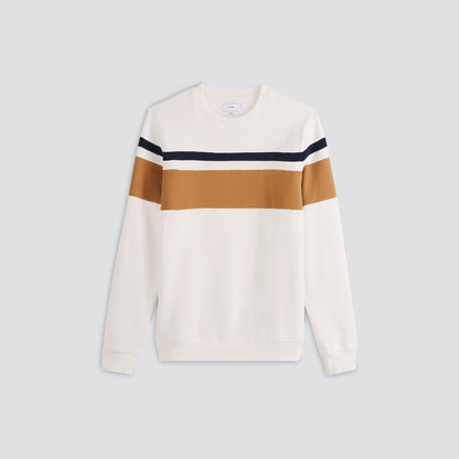 Sweat col rond colorblock