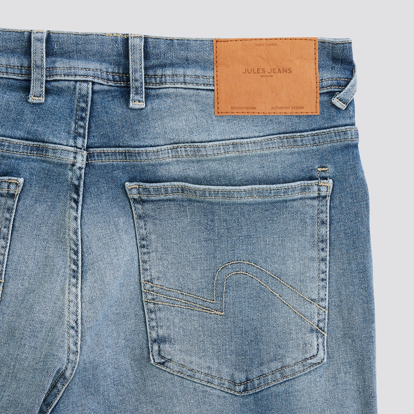 Jean straight 3 longueurs en coton recyclé