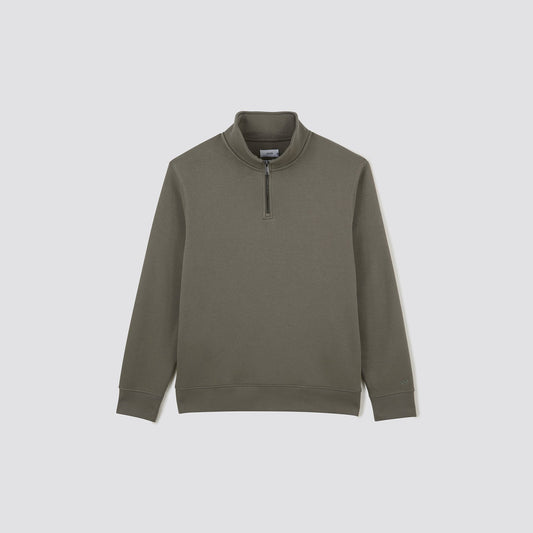 Sweat à col montant zippé