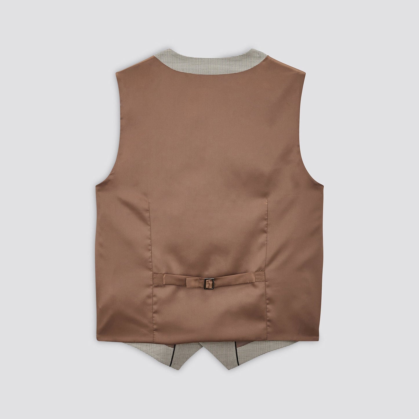 Gilet de costume slim motif pied de puce