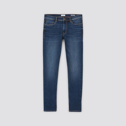 Jean slim contenant du chanvre et du polyester recyclé