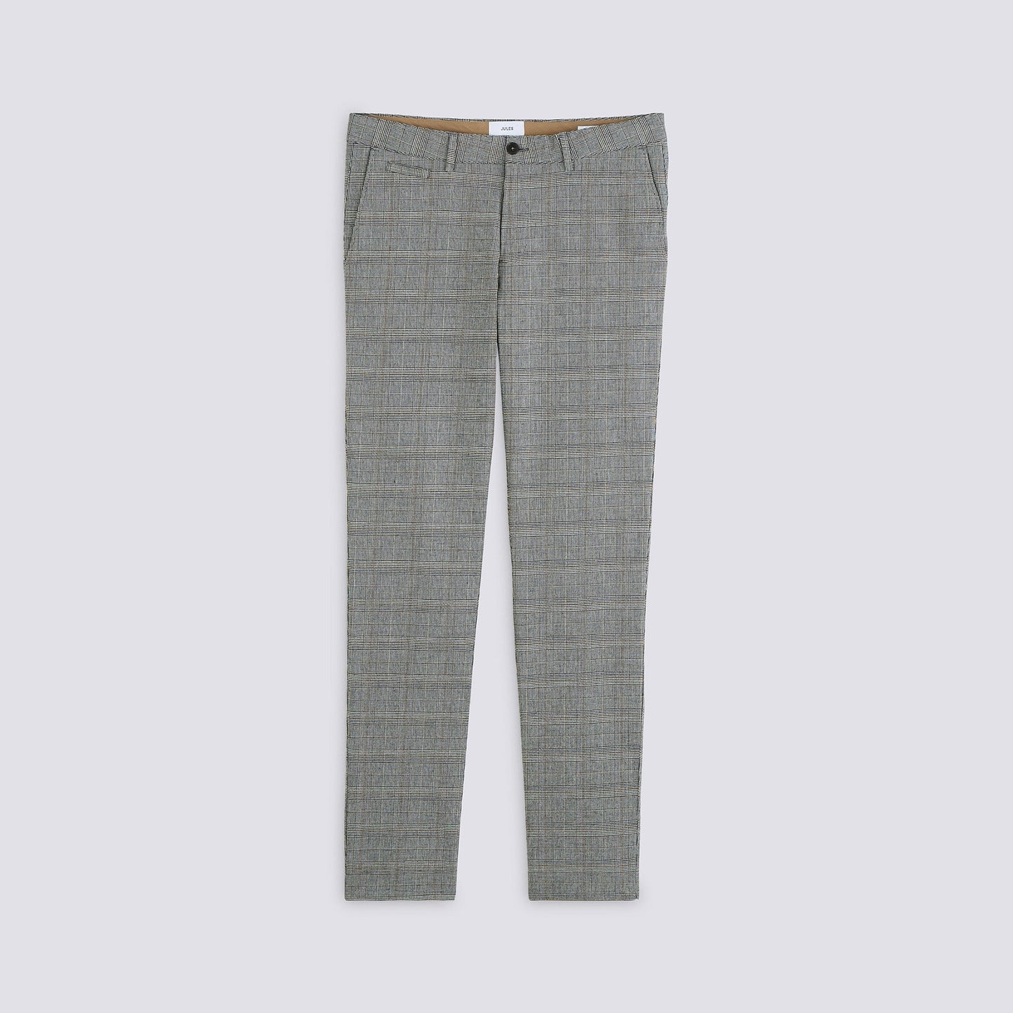 Pantalon chino slim à carreaux
